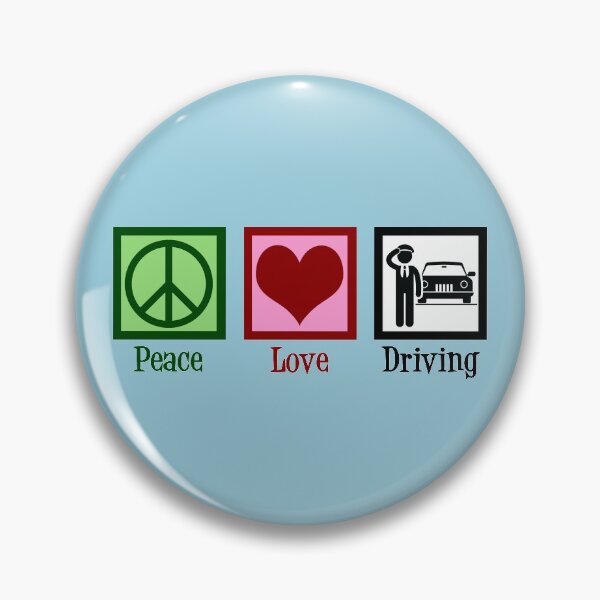 Item preview, Peace Love Driving designed and sold by Epic Love Designs.