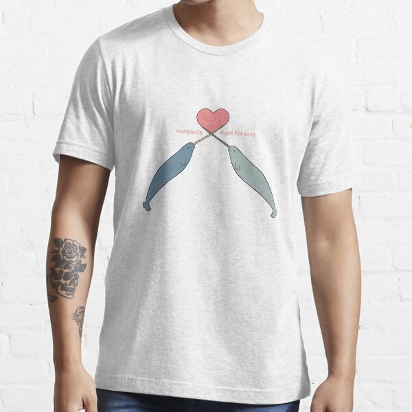 Narwhals fight for love Essential T-Shirt