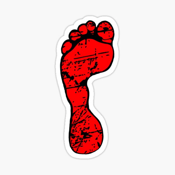 The Foot Clan (distressed) Sticker