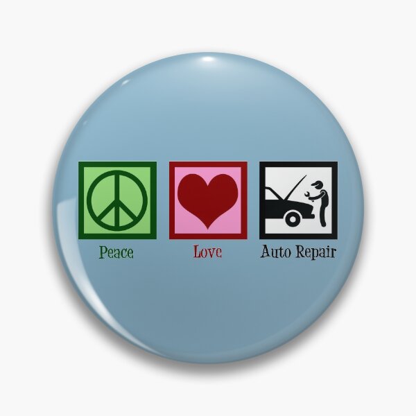 Item preview, Peace Love Auto Repair designed and sold by Epic Love Designs.