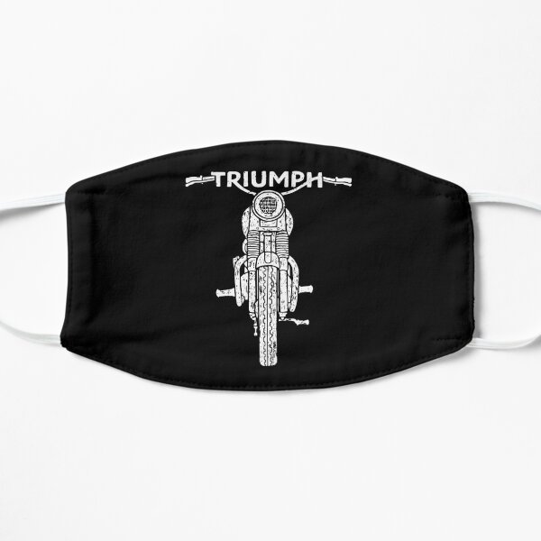 Triumph Motorcycle Vintage Caferacer front design Mask