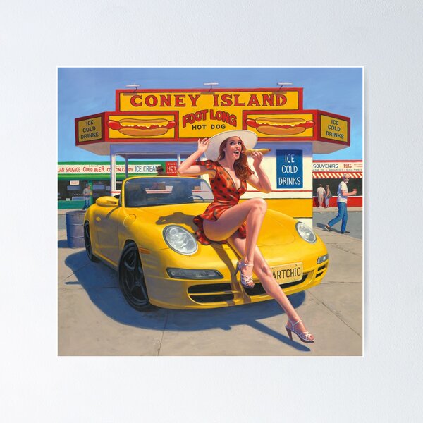 Coney Island Footlong Poster