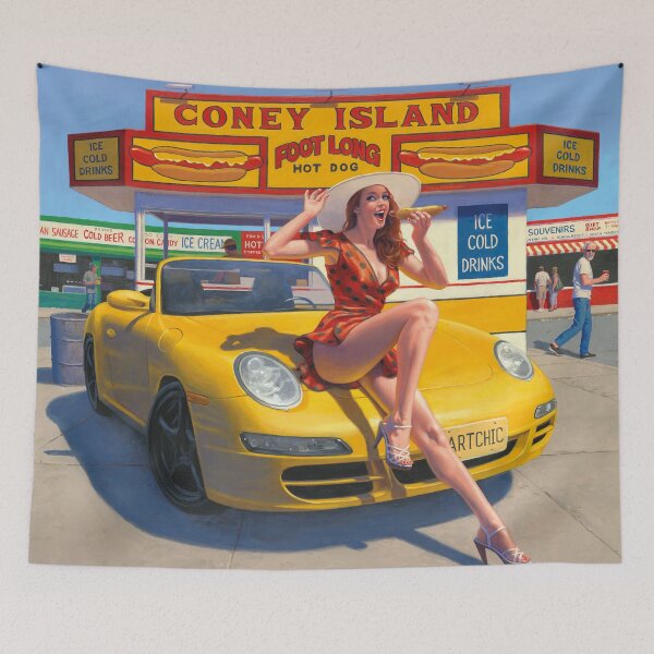 Item preview, Coney Island Footlong designed and sold by spiderwebart.