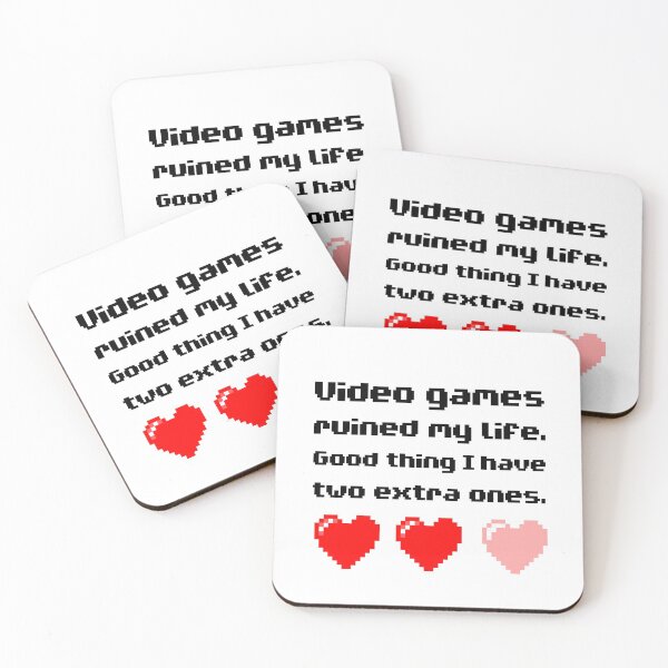 Item preview, Video Games Ruined My Life designed and sold by Pixel-Pixie.