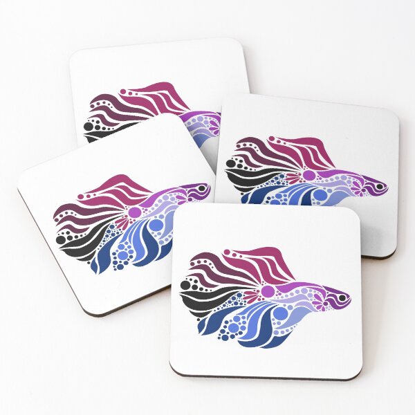 Item preview, Betta Fish - Purple & Blue designed and sold by arturekdesign.