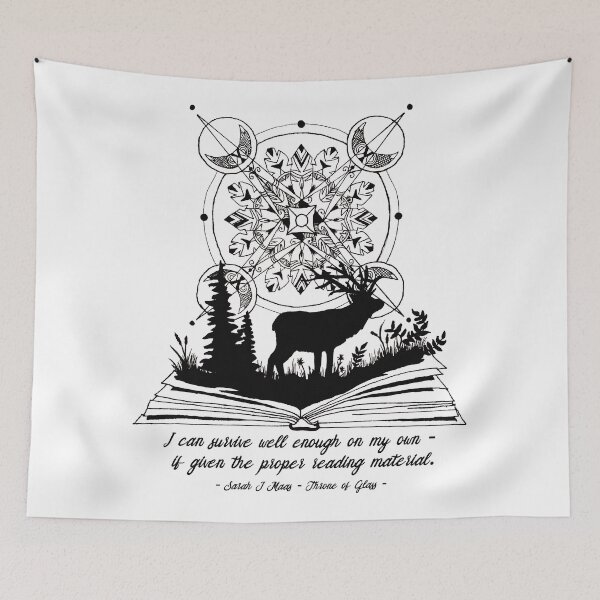 Item preview, ToG Deer Quote Plain (SJM Art Collection) designed and sold by TG-ART-.