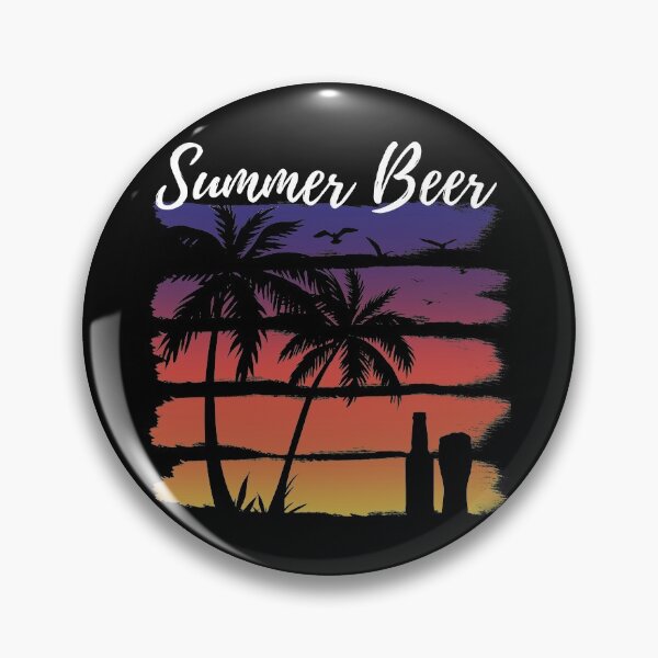 Item preview, Retro Sunset With Beer and Palm trees designed and sold by Byfab.