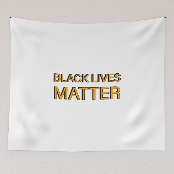 Item preview, BLACK LIVES MATTER - Black and Yellow designed and sold by Inspirationmotivation.