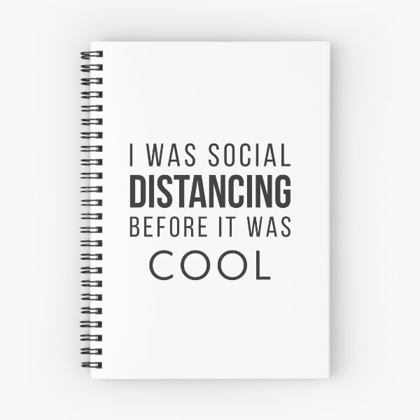 Item preview, I was social distancing before it was cool designed and sold by Selene Da Silva.