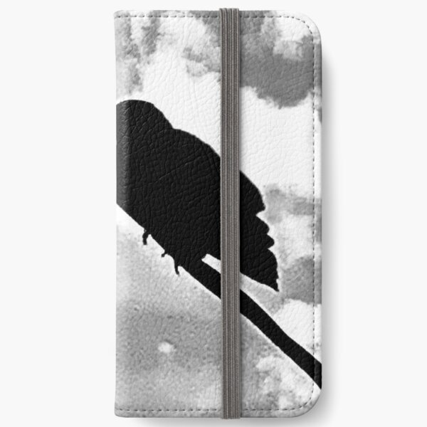 Crow On A Wire iPhone Wallet