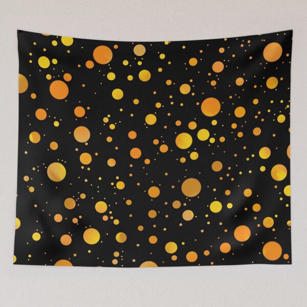 Item preview, Orange Yellow dotted pattern designed and sold by hannahlllttt.