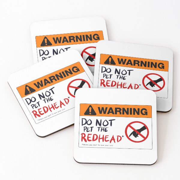 Item preview, Do NOT Pet the Redhead designed and sold by Elle  Hazlett.