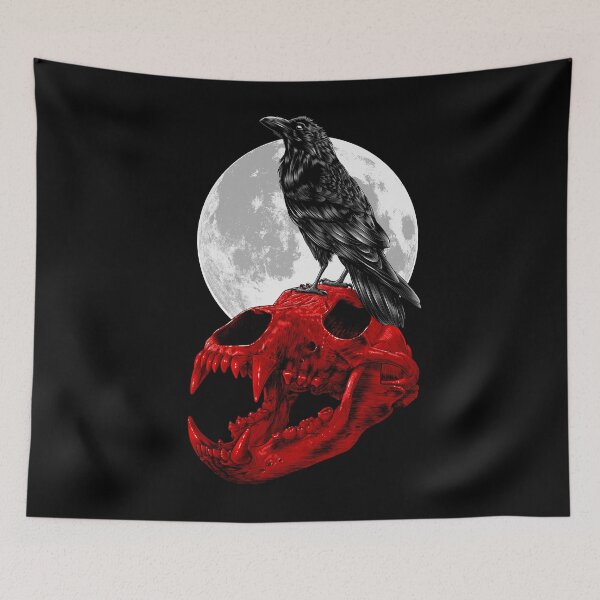 Item preview, Skull crow designed and sold by albertocubatas.