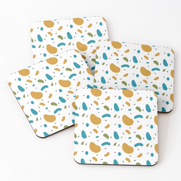 Item preview, Orange, Blue, and Green Kidney Beans designed and sold by GardenSwingArt.
