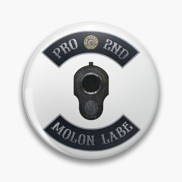 Item preview, Pro 2nd Amendment, Molon Labe in Rockers with M1911 Colt 45 designed and sold by MolonLabeArt.