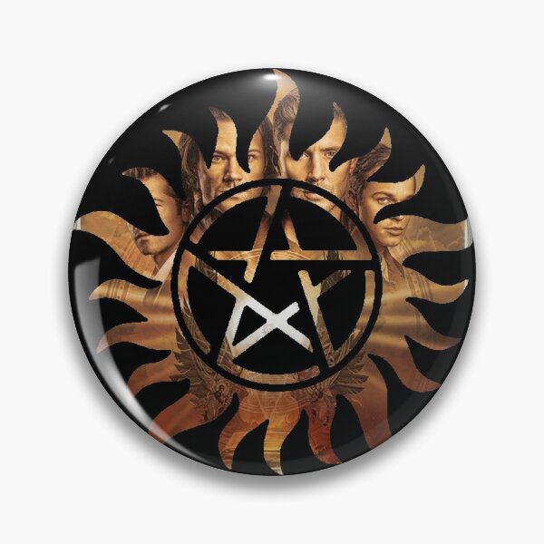 Aperçu de l'œuvre Pentacle Supernatural noir créée et vendue par SacrificialGift.