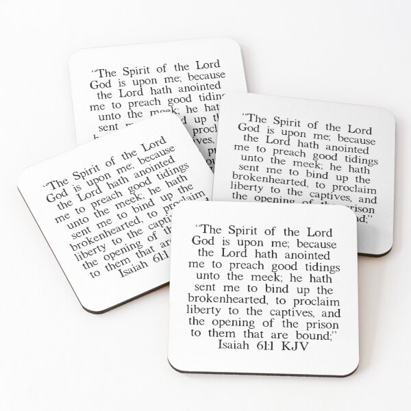 Item preview, Isaiah 61:1 KJV designed and sold by IBMClothing.
