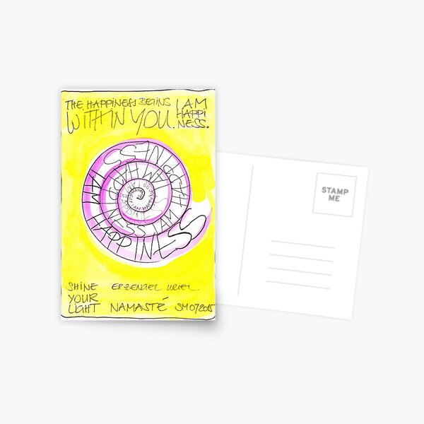 Manifesto »I AM HAPPINESS« Postkarte