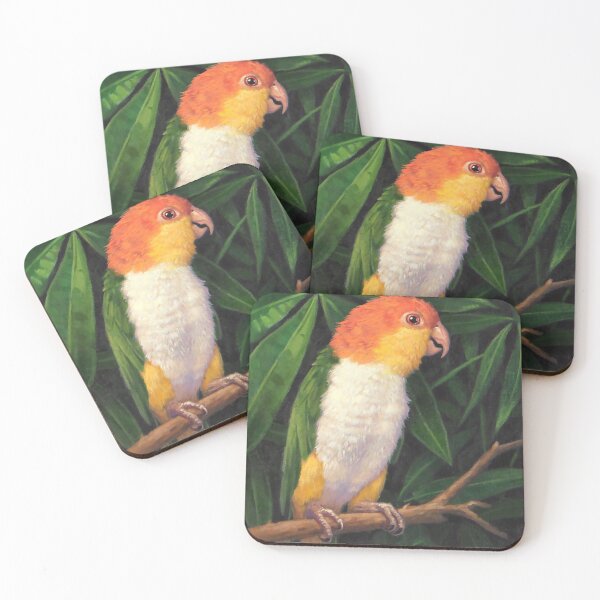 Item preview, White Bellied Caique designed and sold by spiderwebart.