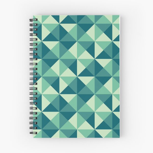 Item preview, Abstract Geometric Pattern in teal emerald tones designed and sold by pignpix.
