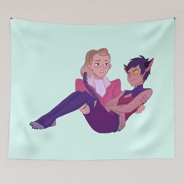 Item preview, Catradora, Catra sitting in Adora's Lap, She-Ra Season 5 designed and sold by Marouk.