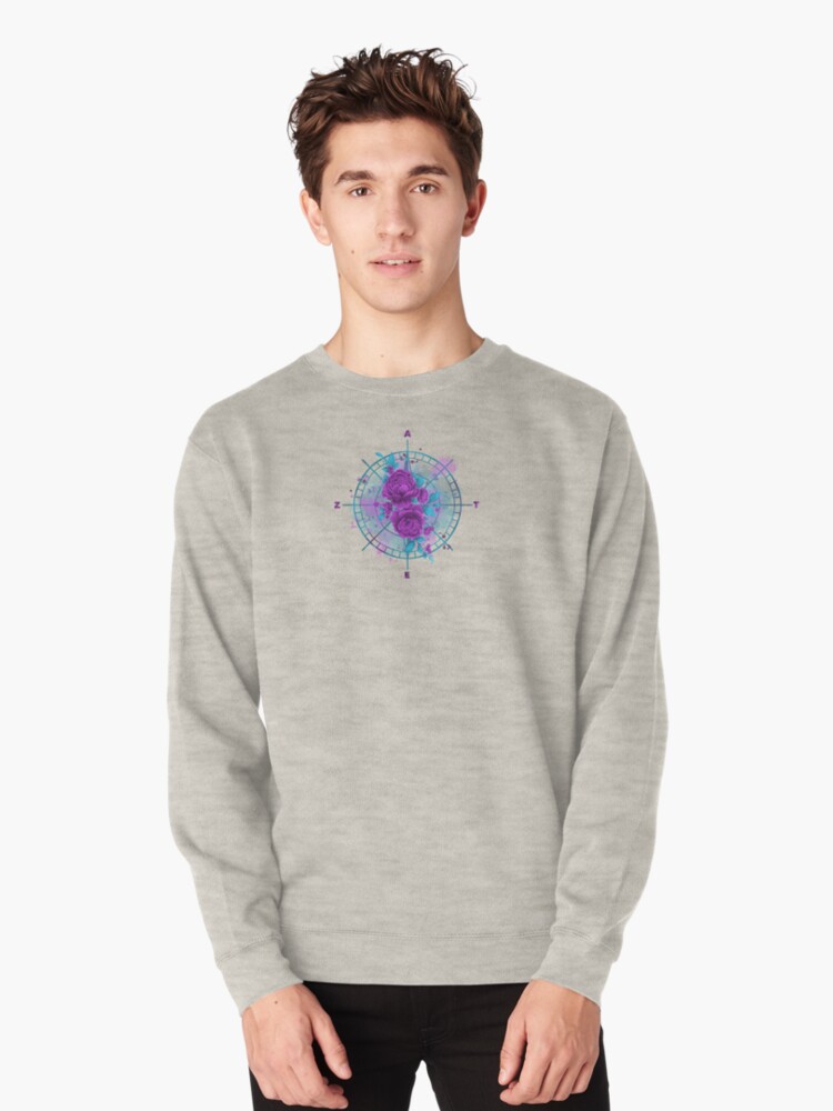 Ateez Blooming Compass Pullover Sweatshirt By Gingerdesigner Redbubble