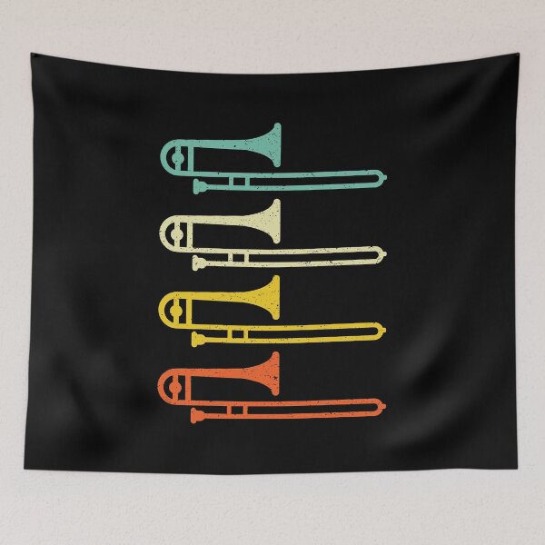 Item preview, Retro Trombones Distressed Design designed and sold by EstelleStar.