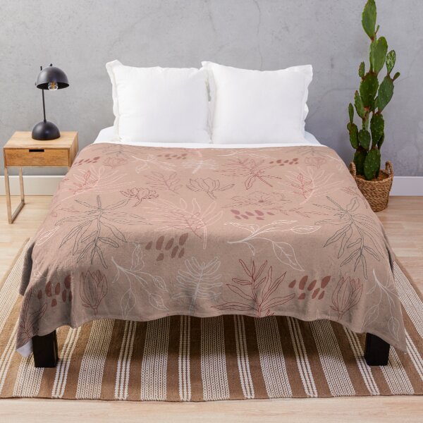 Item preview, Pink Desert Leaf Pattern designed and sold by Lauren Ullrich.
