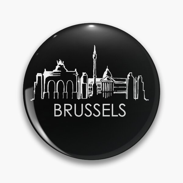 Artikelvorschau,  Skyline Brüssel Hauptstadt Belgien entworfen und verkauft von Martin Kleist.
