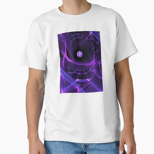 Wormhole - Fractal Alien Scifi Scene Classic T-Shirt
