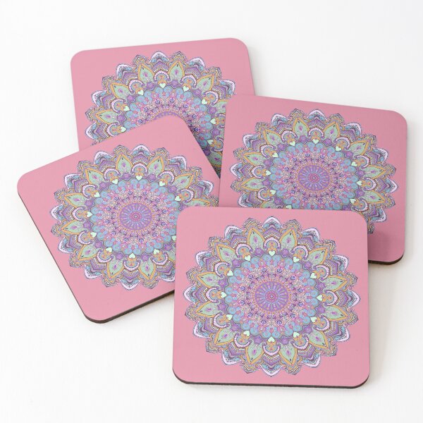 Item preview, light violet mandala designed and sold by MandalaFlowerArt.