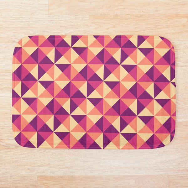 Item preview, Abstract Geometric Pattern in sunset tones designed and sold by pignpix.