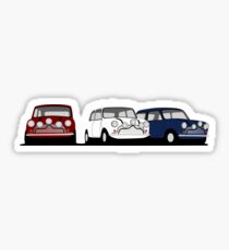 Classic Mini Cooper S - The Italian Job Sticker