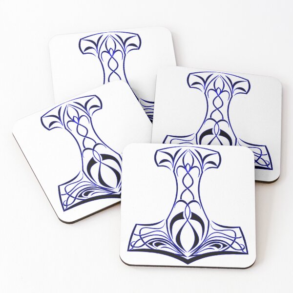 Item preview, Mjolnir black and blue designed and sold by JLPeterson.