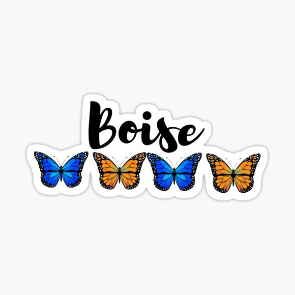 Boise State sticker Sticker