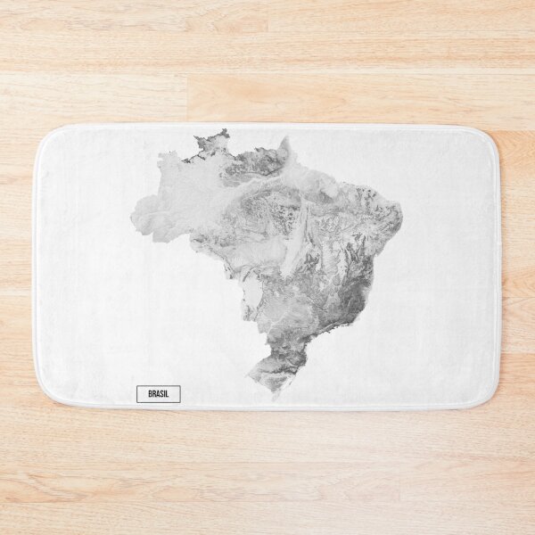 Item preview, Mapa en Relieve de Brasil designed and sold by ThinkAboutMaps.