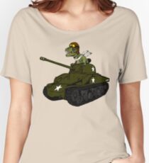 T-Rex in a Tank Women's Relaxed Fit T-Shirt