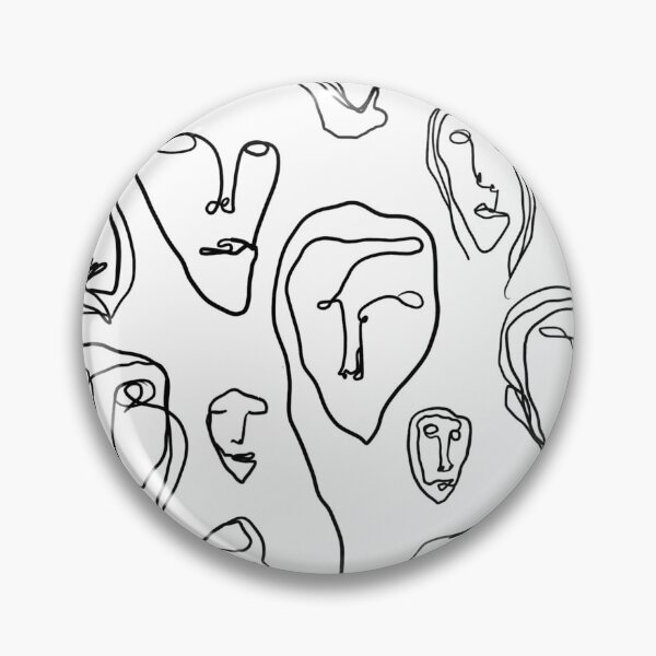 Item preview, abstract and modern faces designed and sold by artatsunrise.