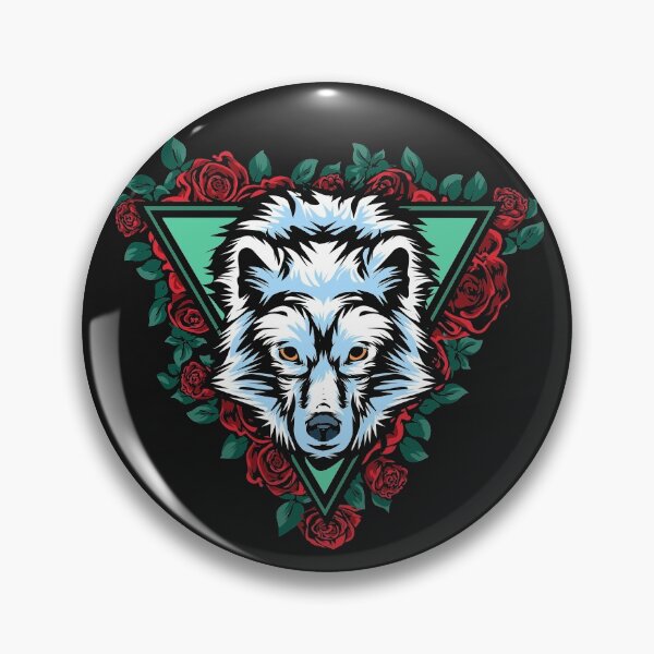 Item preview, Wolf | Wolf in roses designed and sold by WearthisTee009.