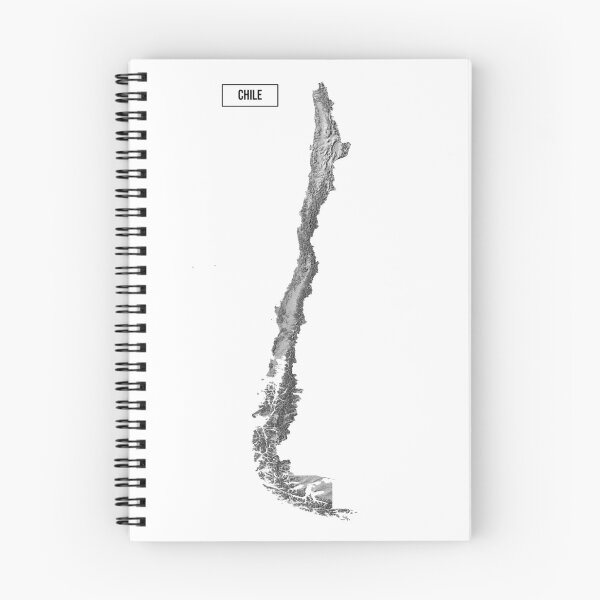 Item preview, Mapa en Relieve de Chile designed and sold by ThinkAboutMaps.