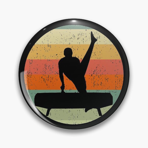 Item preview, Male Gymnast Sunset Pommel Horse Mens Gymnastics designed and sold by Epic Love Designs.