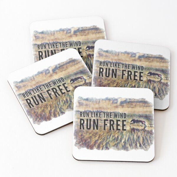 Item preview, Run Like The Wind Run Free designed and sold by DeerhoundRhodry.