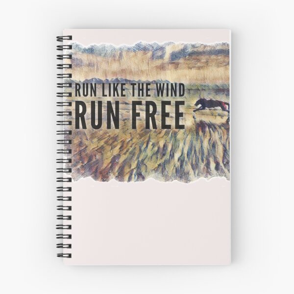 Item preview, Run Like The Wind Run Free designed and sold by DeerhoundRhodry.
