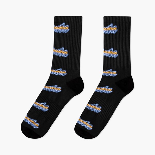 Item preview, Hockey Fan of Atlanta Retro Blue and Gold in Neon designed and sold by gkillerb.