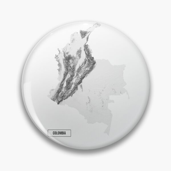 Item preview, Relief Map of Colombia designed and sold by ThinkAboutMaps.