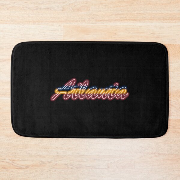 Item preview, Hockey Fan of Atlanta Retro Red Gold and Blue in Neon designed and sold by gkillerb.