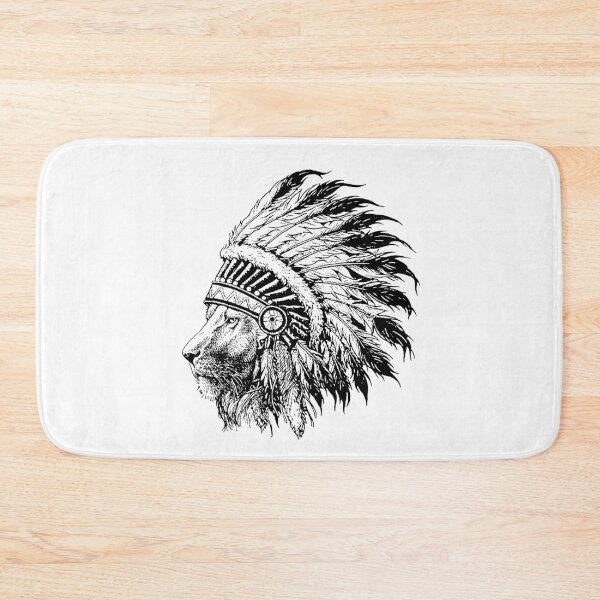 Item preview, Native Lion Head  designed and sold by monokromatik.