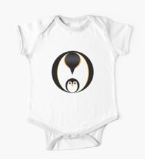 'In Pole Position' - Penguin T-Shirt One Piece - Short Sleeve