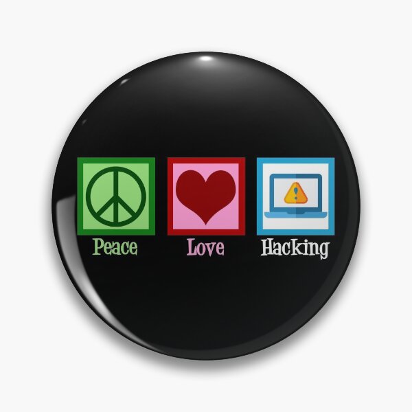 Item preview, Peace Love Hacking designed and sold by Epic Love Designs.