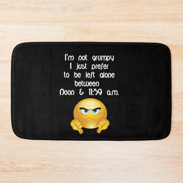 Item preview, I Am Not Grumpy Social Distancing designed and sold by CheekyPuppy.